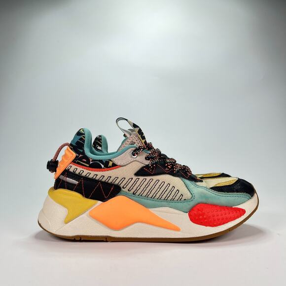 Puma RS-X HC Light Blue Orange Retro Running Shoes 387135-01 Youth Size 4.5 - Picture 1 of 10